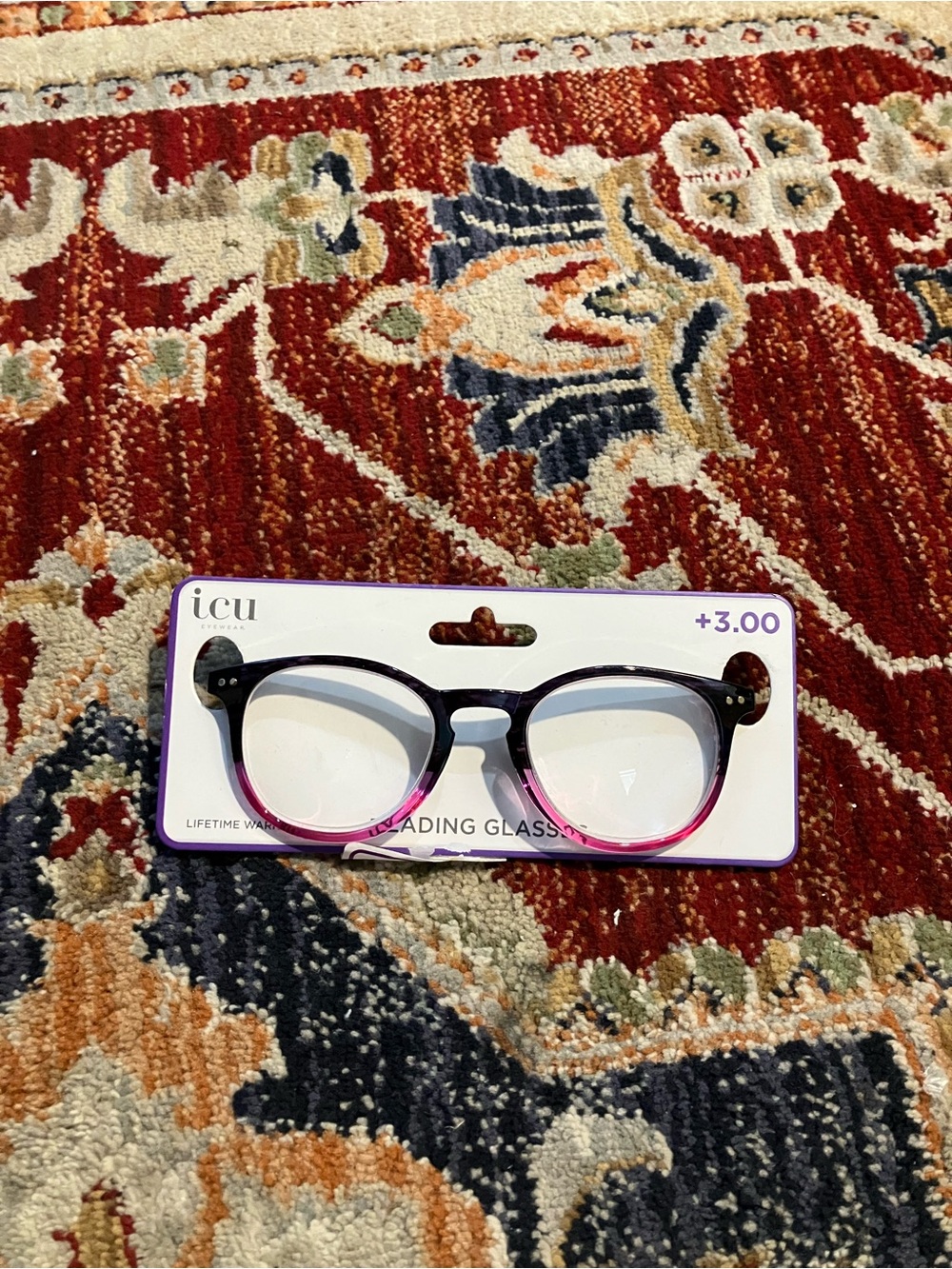 ICU Reading Glasses +3.00 New